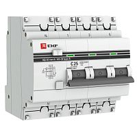 Дифференциальный автомат АД-32 3P+N 25А/30мА (тип А) PROxima | код  DA32-25-30-4P-a-pro | EKF
